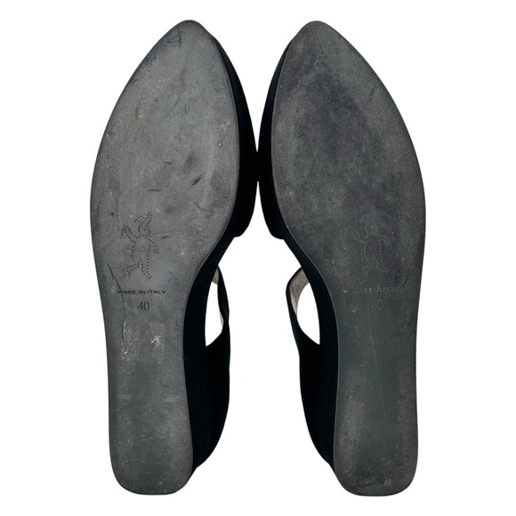 MARNI Black Suede Leather Ankle Strap Flatform Flat Platform Mary Jane Shoes - Picture 9 of 10